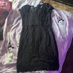 Black Lace Dress